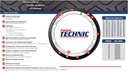 Llanta para moto 90/90-14 (TL) Tipo Tubular Modelo SPORT R Marca Technic Brasil